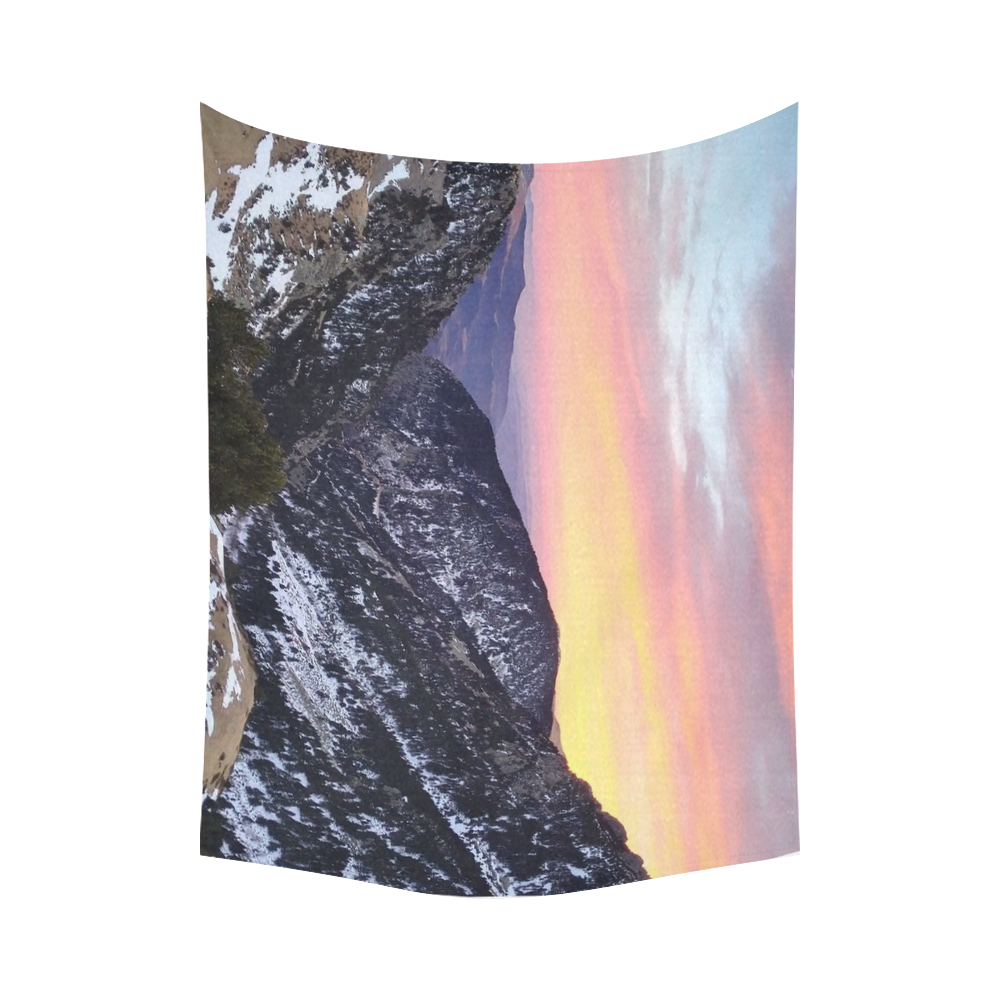 Awesome Nature - fantastic mountains RB Cotton Linen Wall Tapestry 80"x 60"