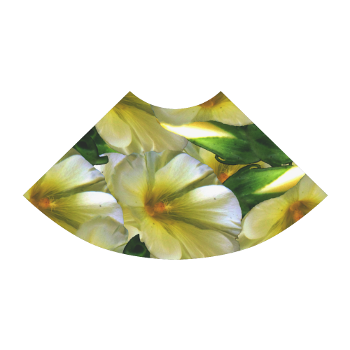 Elegant in Cream Flowers Atalanta Sundress (Model D04)