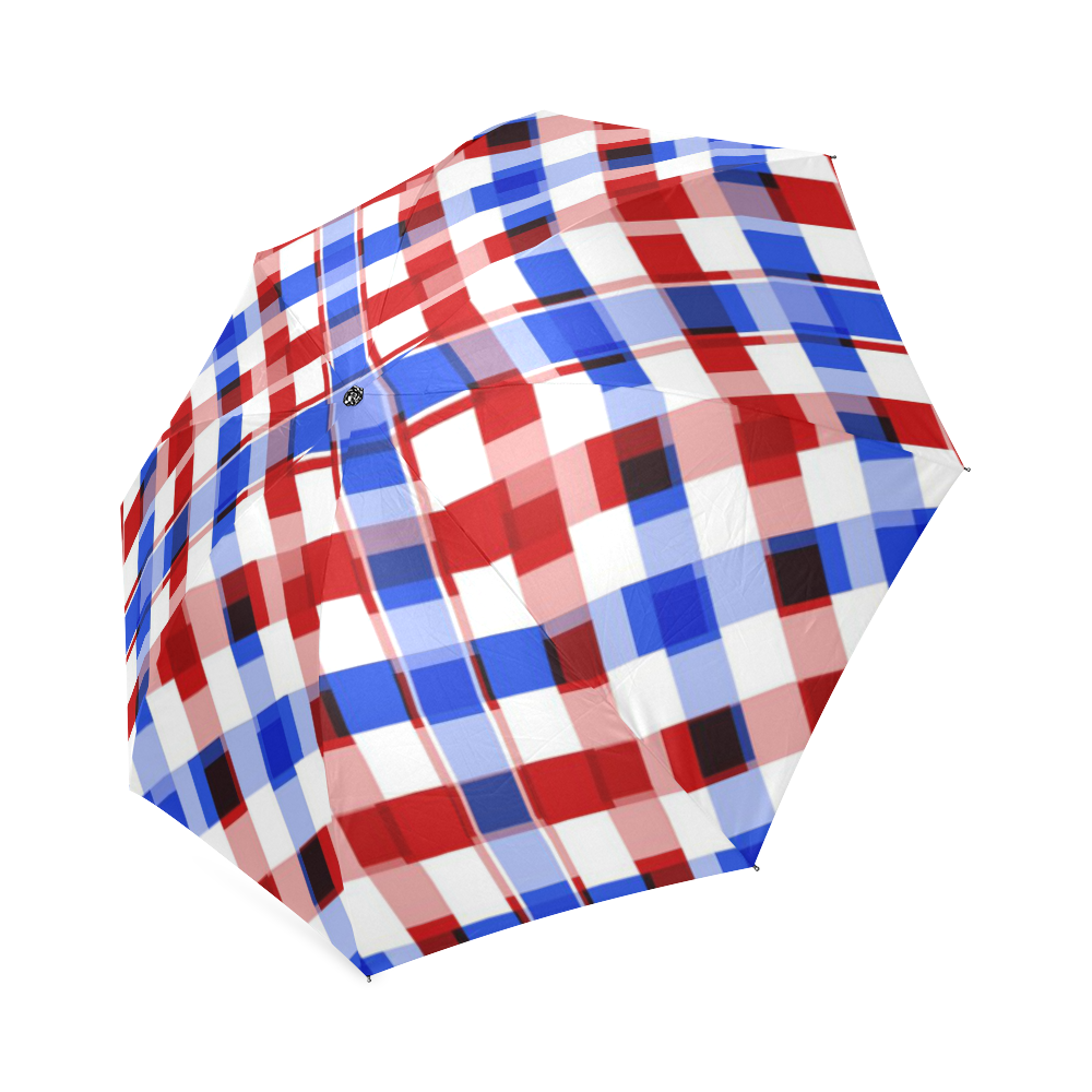 red white blue Foldable Umbrella (Model U01)