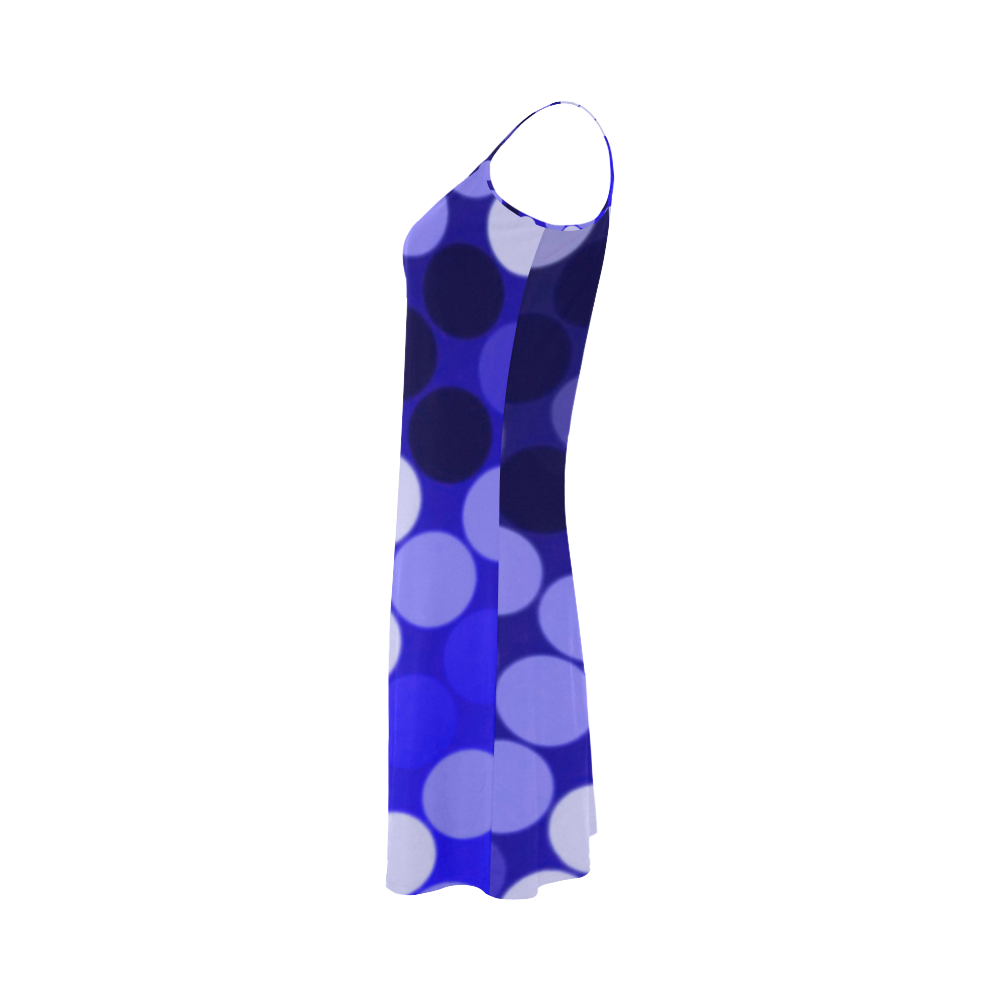 Blue Spots Alcestis Slip Dress (Model D05)