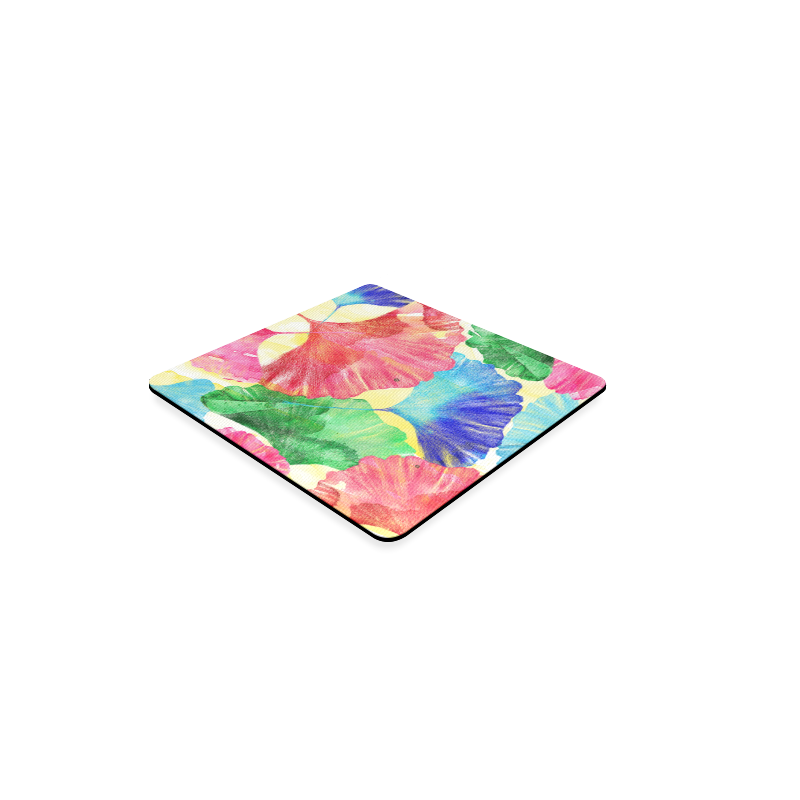 Ginkgo Leaves Square Coaster