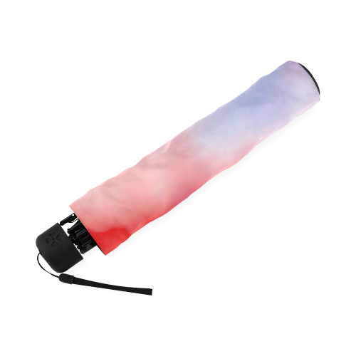 red and blue clouds Foldable Umbrella (Model U01)