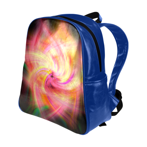 Frozen Star Fractal Multi-Pockets Backpack (Model 1636)