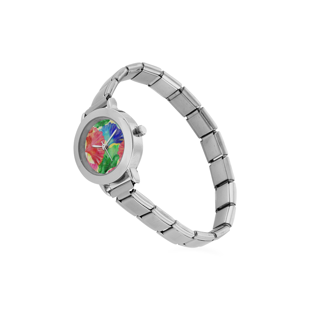 Ginkgo Leaves Women's Italian Charm Watch(Model 107)