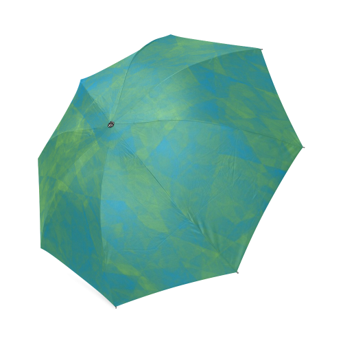 blue and green Foldable Umbrella (Model U01)