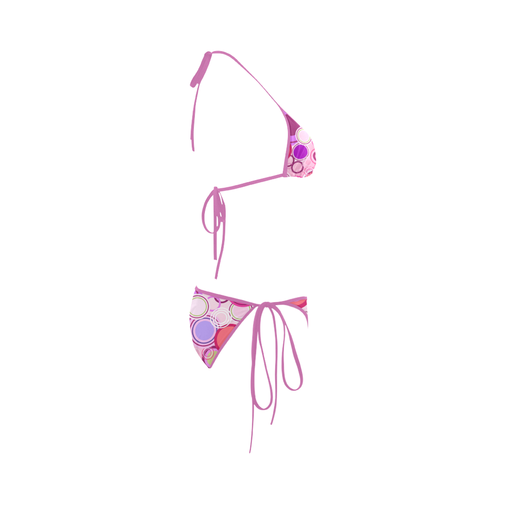 Pink Bubble Pop Custom Bikini Swimsuit