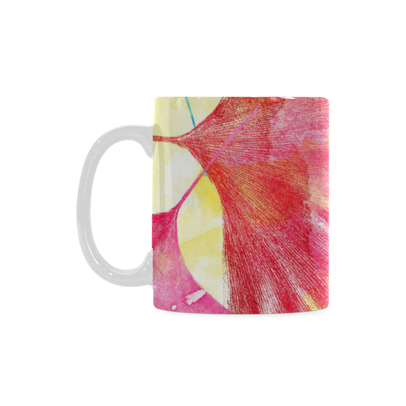 Ginkgo Leaves White Mug(11OZ)