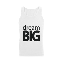 Dream Big Plus-size Men's Shoulder-Free Tank Top (Model T33)