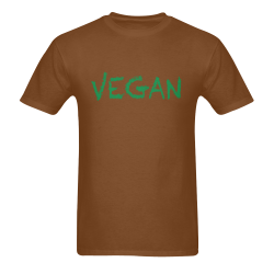 vegan Men's T-Shirt in USA Size (Two Sides Printing)