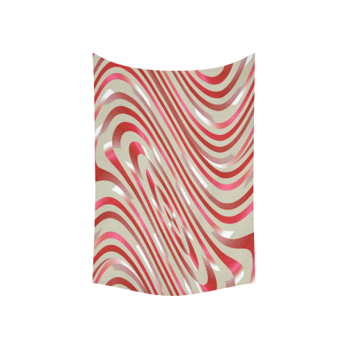 Abstract Zebra A Cotton Linen Wall Tapestry 60"x 40"