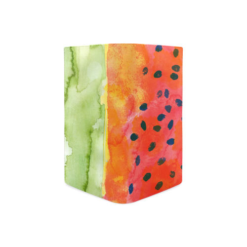 Abstract Watermelon Women's Leather Wallet (Model 1611)