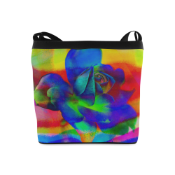 Psychedelic Rose Crossbody Bags (Model 1613)
