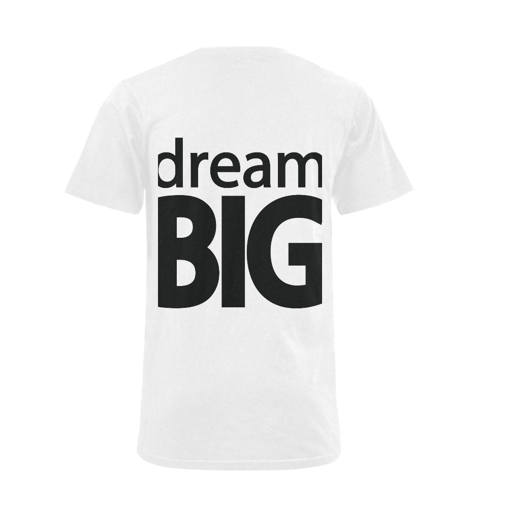 Dream Big Men's V-Neck T-shirt (USA Size) (Model T10)