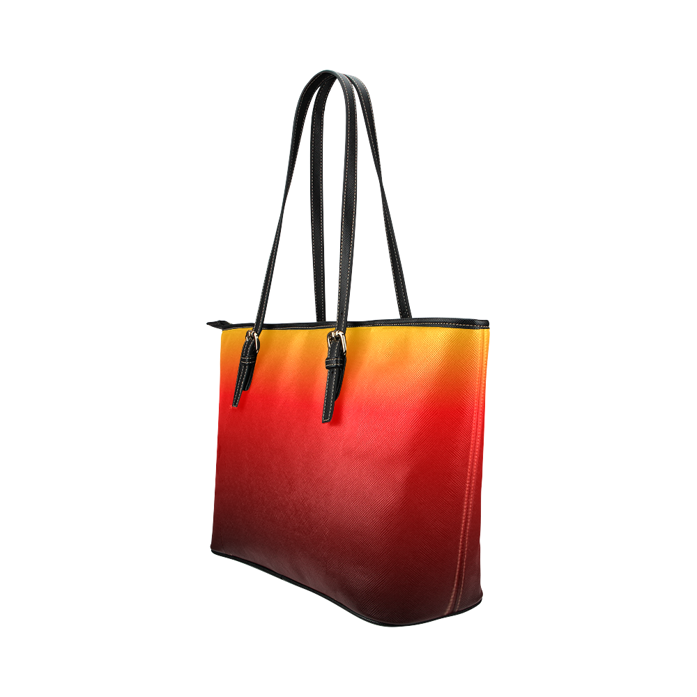 Ombre Sunset Leather Tote Bag/Small (Model 1651)