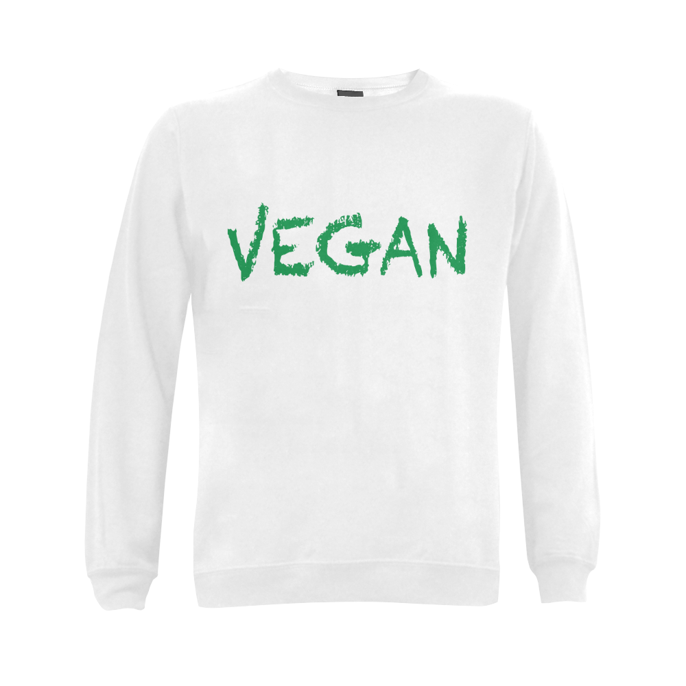 vegan Gildan Crewneck Sweatshirt(NEW) (Model H01)