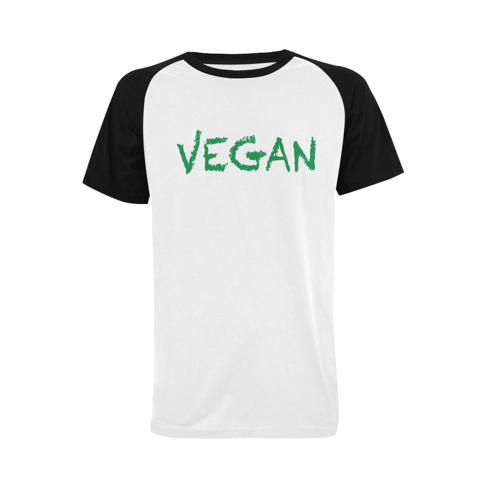 vegan Men's Raglan T-shirt (USA Size) (Model T11)