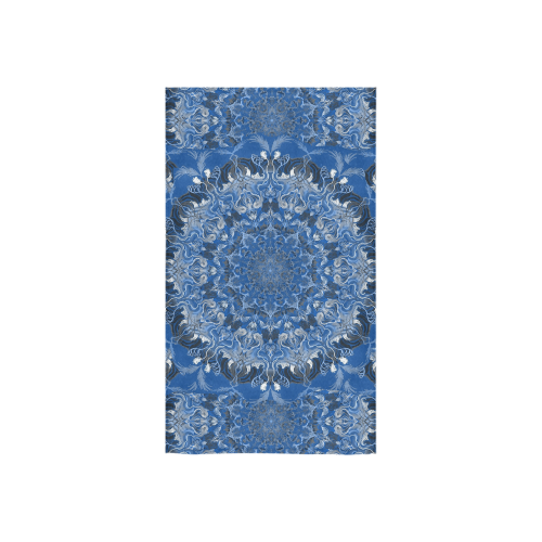 blue mandala Custom Towel 16"x28"