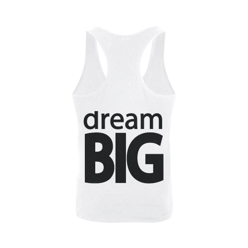 Dream Big Plus-size Men's I-shaped Tank Top (Model T32)