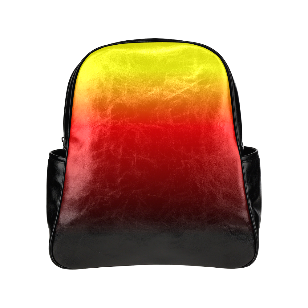 Ombre Sunset Multi-Pockets Backpack (Model 1636)