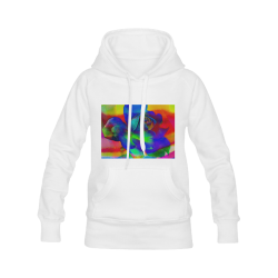 Psychedelic Rose Women's Classic Hoodies (Model H07)