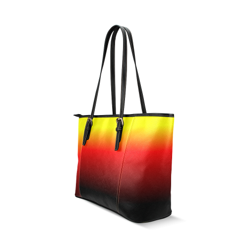 Ombre Sunset Leather Tote Bag/Large (Model 1640)