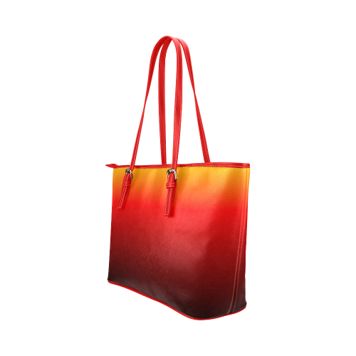 Ombre Sunset Leather Tote Bag/Large (Model 1651)