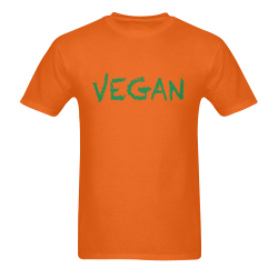 vegan Men's T-Shirt in USA Size (Two Sides Printing)