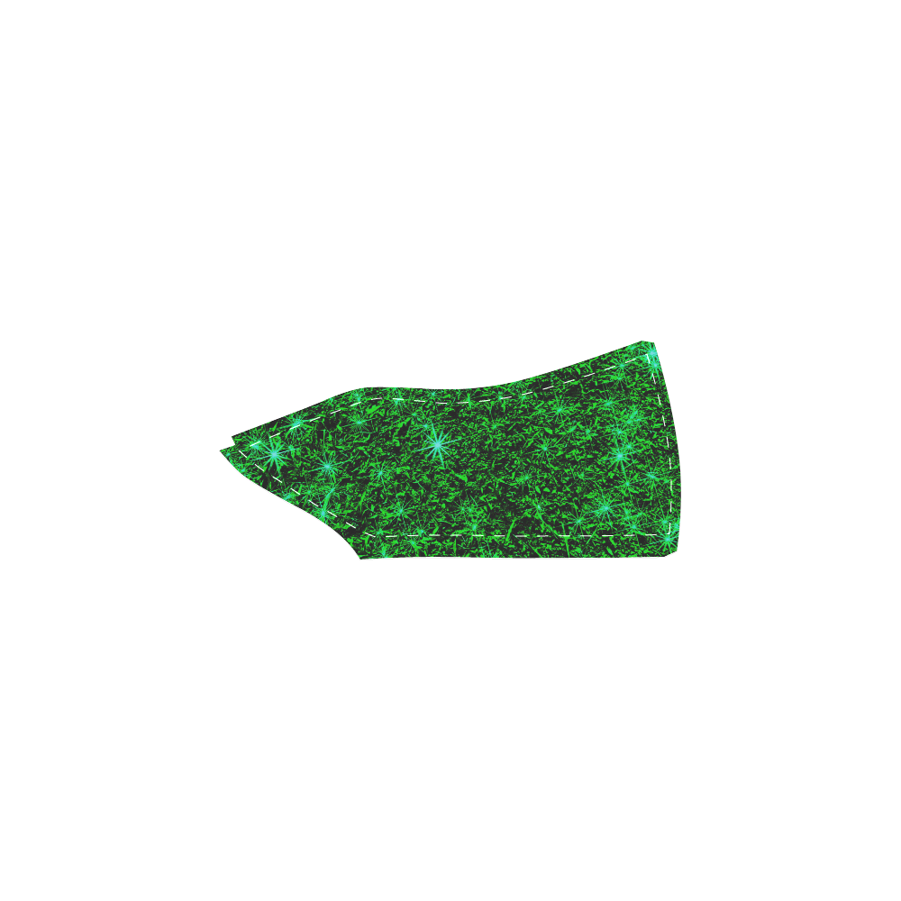 Sparkling Green - Jera Nour Men's Slip-on Canvas Shoes (Model 019)