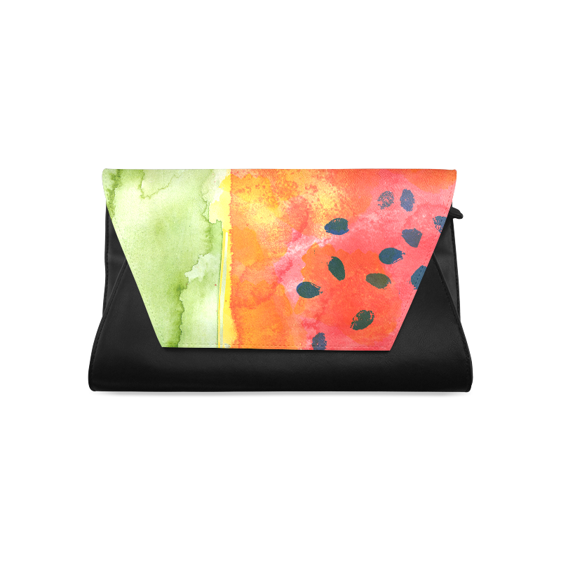 Abstract Watermelon Clutch Bag (Model 1630)