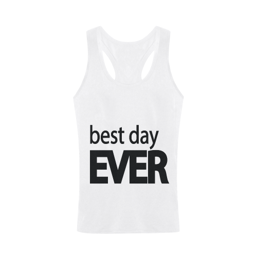 Best Day Ever Plus-size Men's I-shaped Tank Top (Model T32)