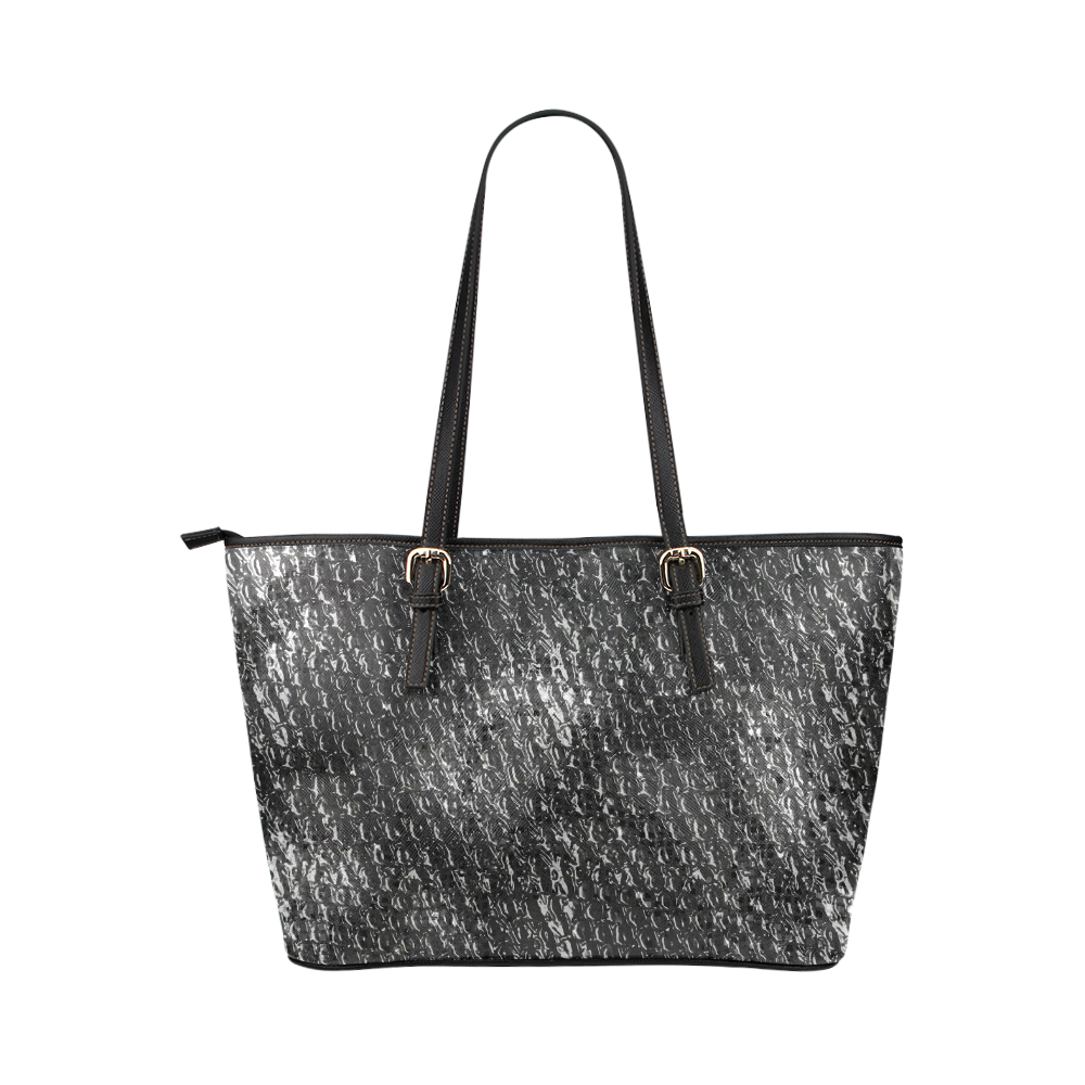 Slither Leather Tote Bag/Small (Model 1651)