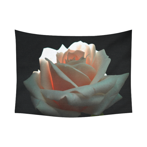 A Beautiful Rose Cotton Linen Wall Tapestry 80"x 60"