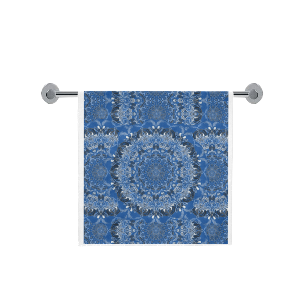 blue mandala Bath Towel 30"x56"