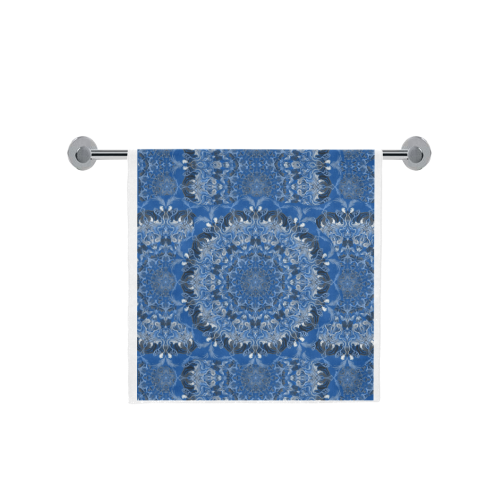 blue mandala Bath Towel 30"x56"