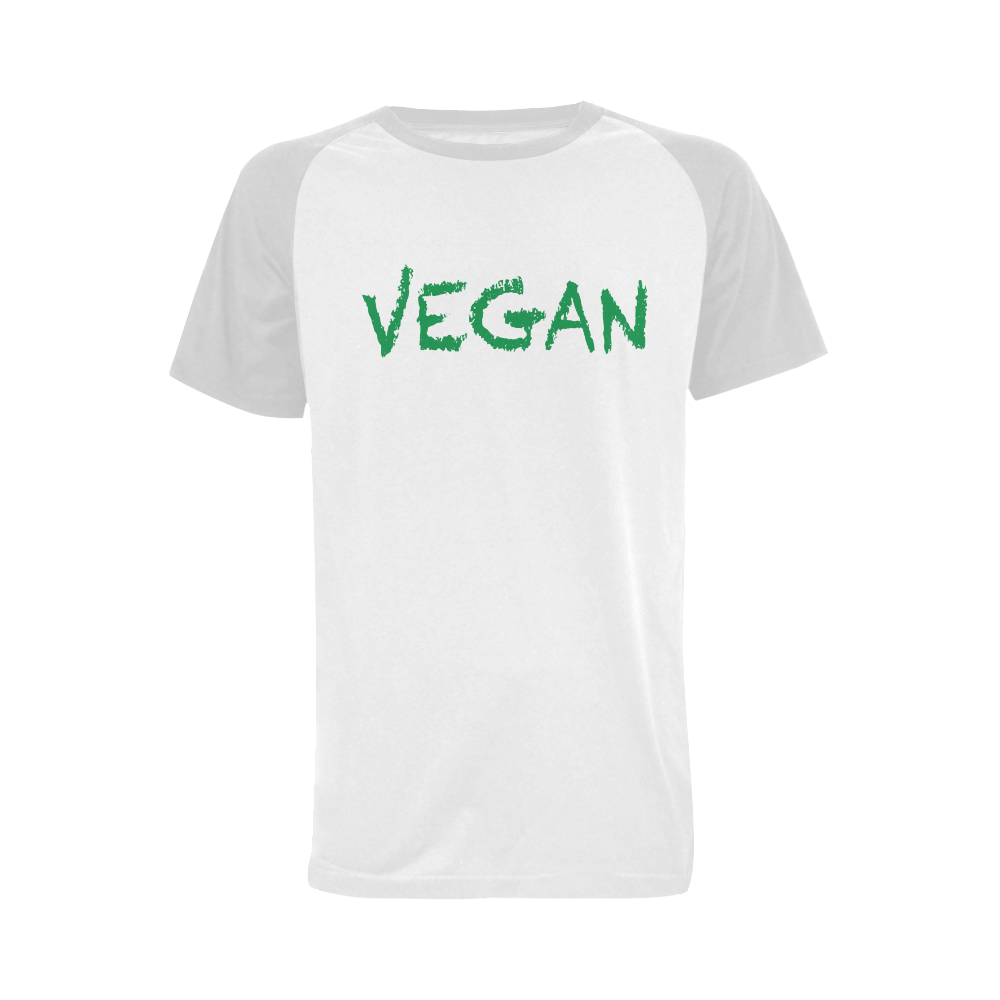 vegan Men's Raglan T-shirt (USA Size) (Model T11)