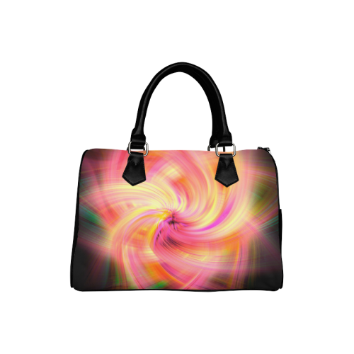 Frozen Star Fractal Boston Handbag (Model 1621)