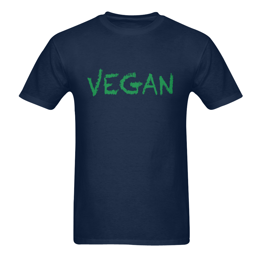 vegan Men's T-Shirt in USA Size (Two Sides Printing)