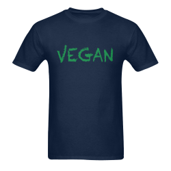 vegan Men's T-Shirt in USA Size (Two Sides Printing)