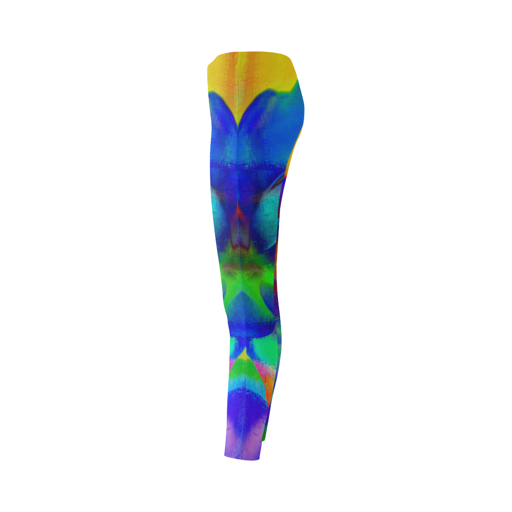 Psychedelic Rose Cassandra Women's Leggings (Model L01)