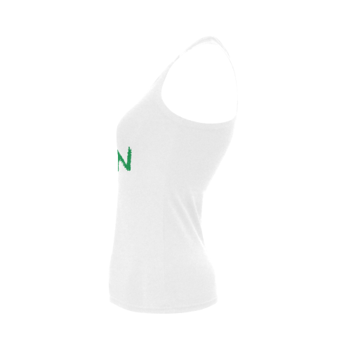 vegan Women's Shoulder-Free Tank Top (Model T35)