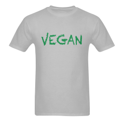vegan Men's T-Shirt in USA Size (Two Sides Printing)