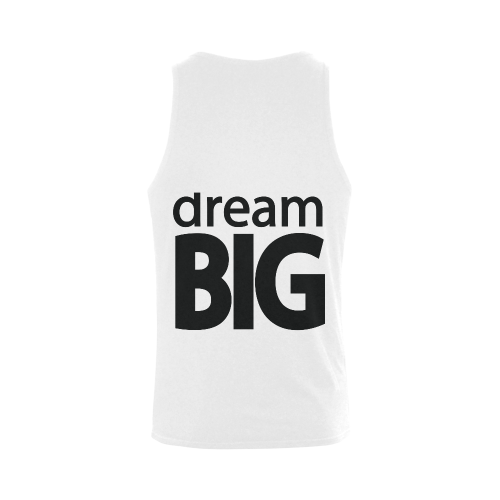 Dream Big Plus-size Men's Shoulder-Free Tank Top (Model T33)
