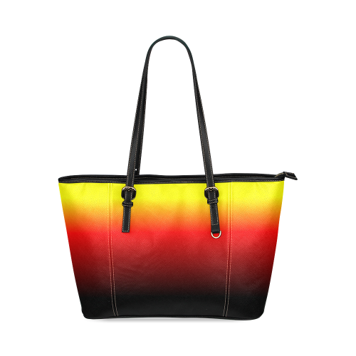 Ombre Sunset Leather Tote Bag/Small (Model 1640)