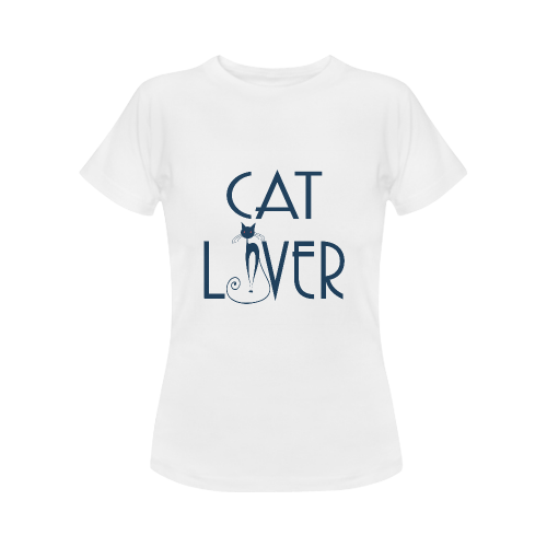 Cat Lover Women's Classic T-Shirt (Model T17）