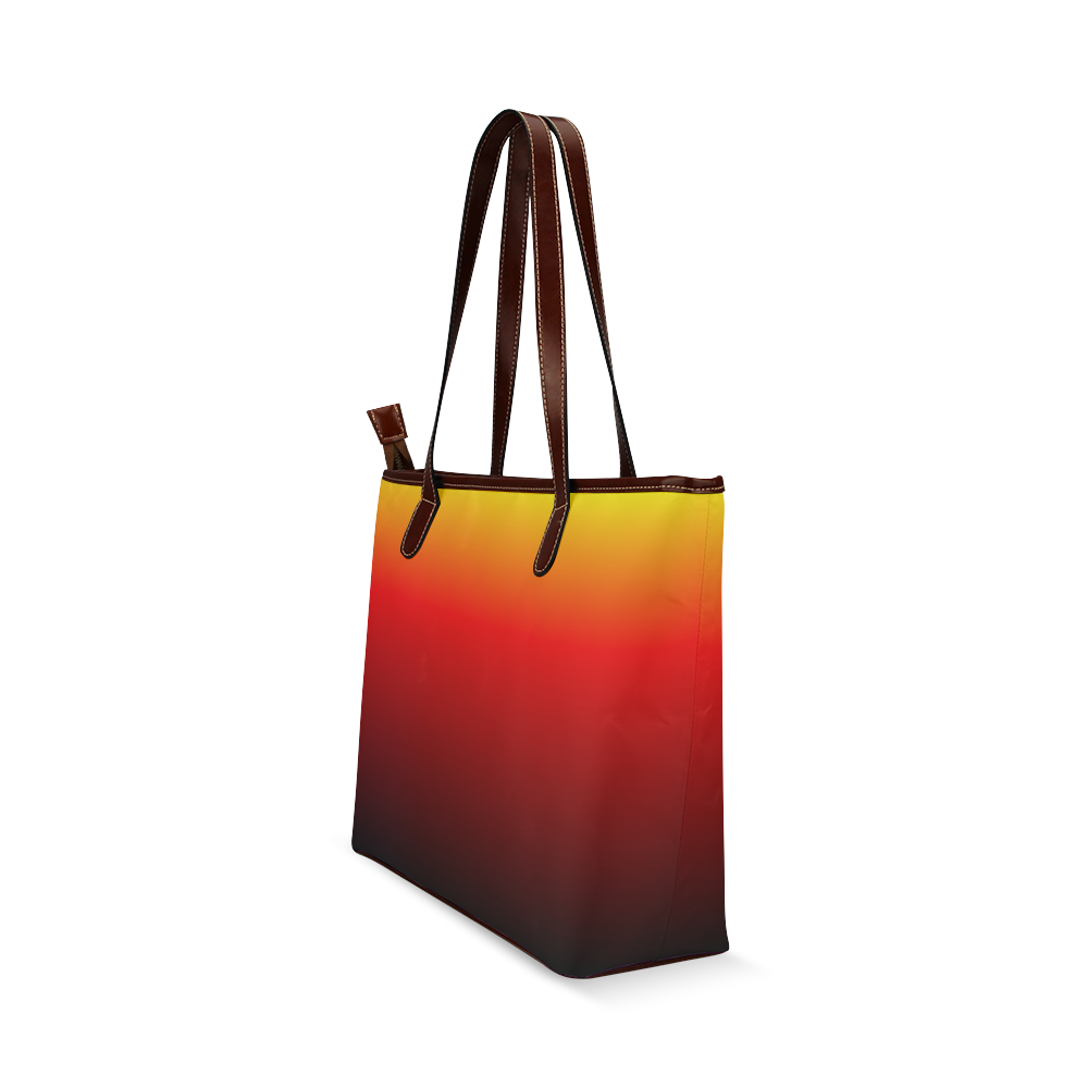 Ombre Sunset Shoulder Tote Bag (Model 1646)