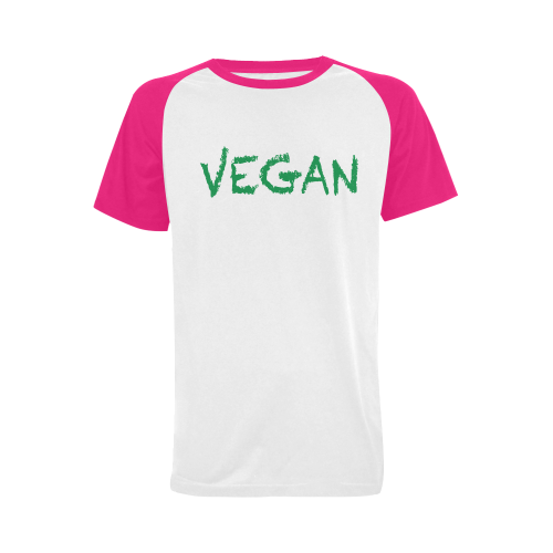 vegan Men's Raglan T-shirt (USA Size) (Model T11)