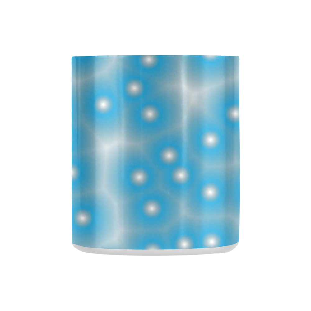 blue and white dots Classic Insulated Mug(10.3OZ)