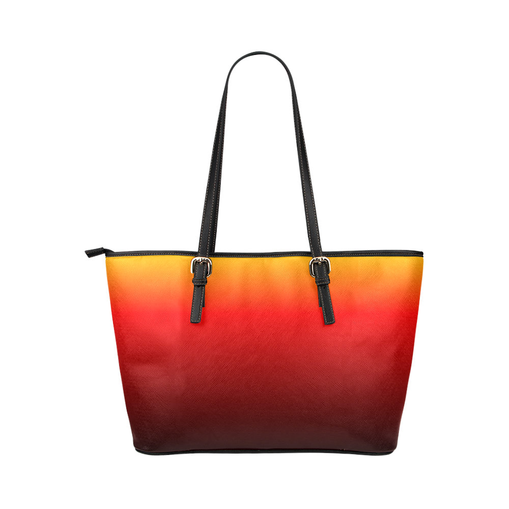 Ombre Sunset Leather Tote Bag/Small (Model 1651)