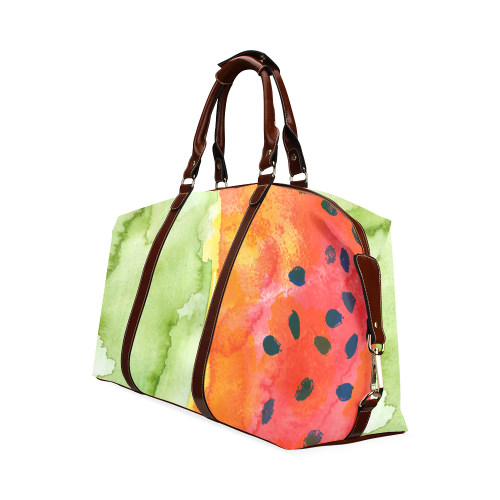 Abstract Watermelon Classic Travel Bag (Model 1643)
