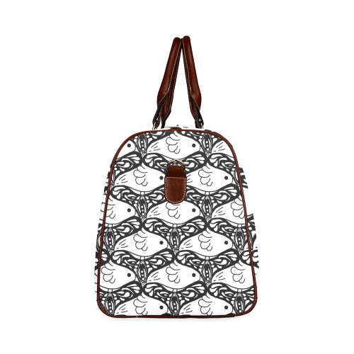 Bird Butterfly Tessellation Waterproof Travel Bag/Small (Model 1639)